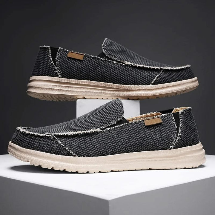 Comfortable & lightweight men's slip-on loafers with flexible soles, ideal for everyday wear.