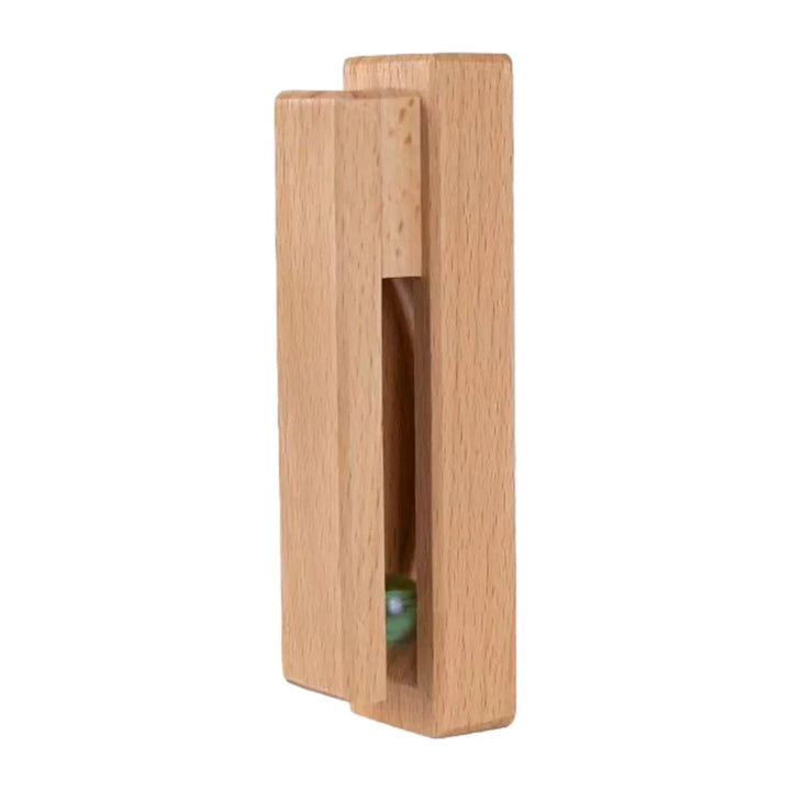 Stylish beech wood utility hook for wall mounting, great as a towel holder in bathrooms or kitchens. Home decor.
