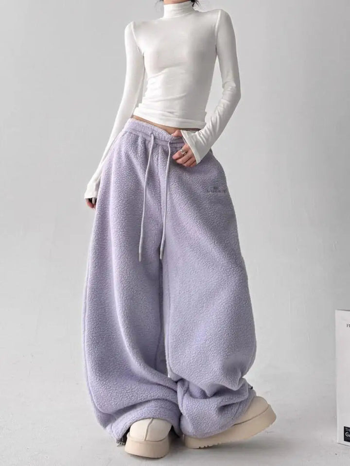 High-waist Cloudwalk drawstring comfort pants for women, ideal casual wear & cozy bottoms with a relaxed fit.