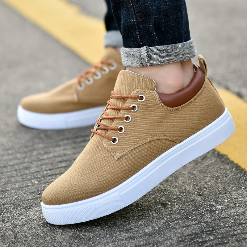 White minimalist men's formal shoes, durable & elegant footwear for versatile everyday style.
