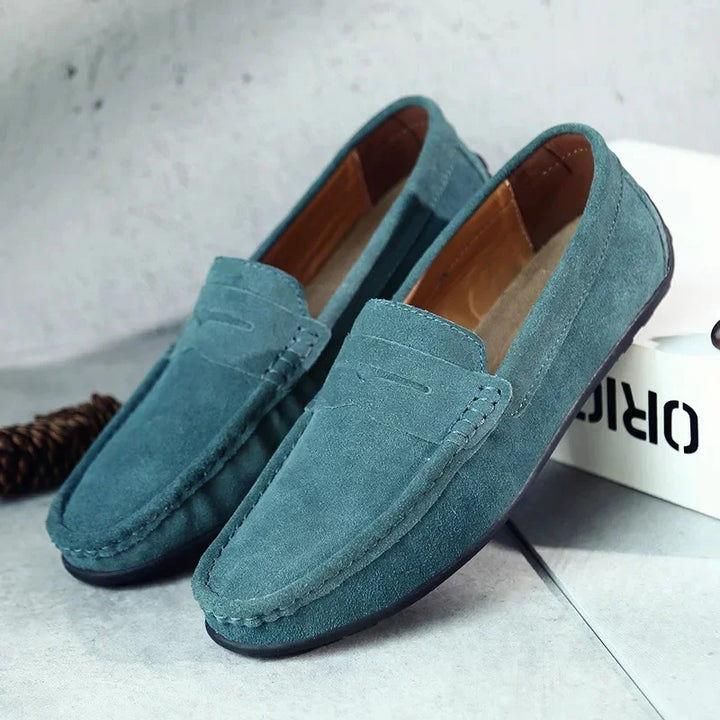 Everyday men's slip-on loafers, offering durability, style, & comfort for busy lives. Mens fashion.