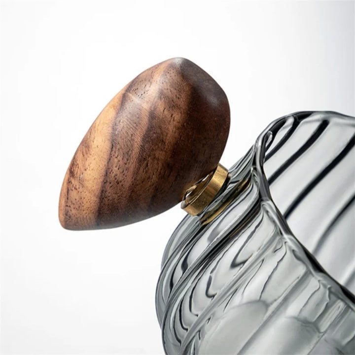 Unisex Sierra borosilicate glass mug, known for its clarity and resistance, great for any kitchen.