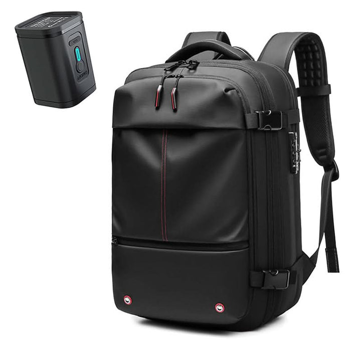 Water-repellent unisex backpack. Protects your laptop during daily commutes & rain.