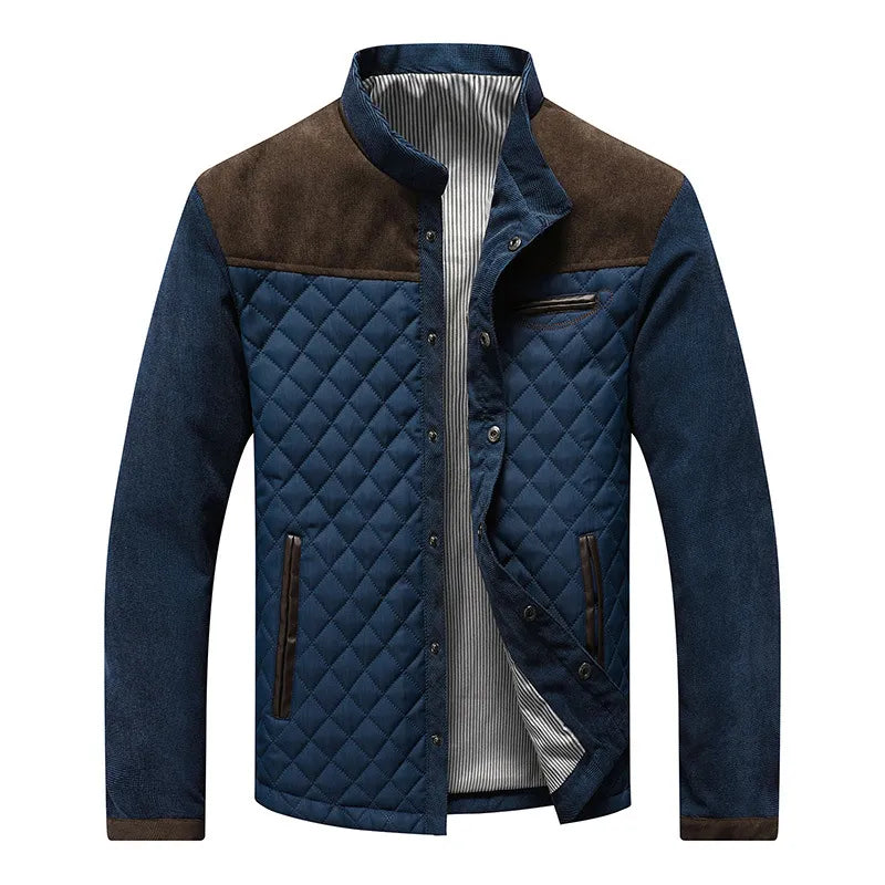 Unisex Bryndon cozy tailored jacket in a stylish brown, perfect for fall & winter layering and comfort.