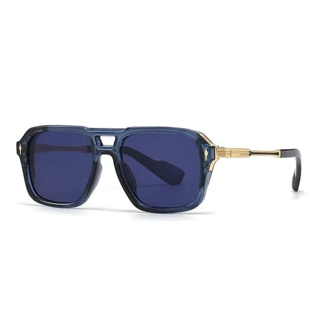 Fashionable unisex retro oval sunglasses, embracing vintage style while ensuring crucial UV sun protection.