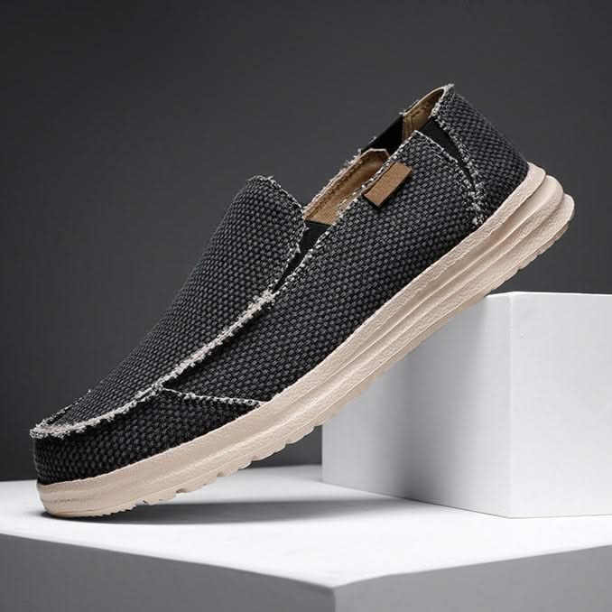 Stylish men's classic slip-on loafers, versatile for both casual outings & semi-formal attire.