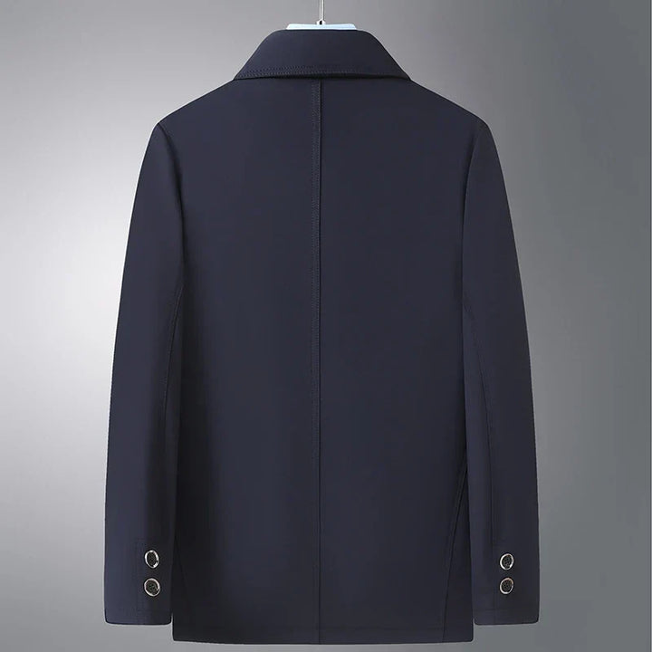 Durable men's Arlan Ridge all-season coat. Versatile outerwear jacket for classic and stylish business casual looks.