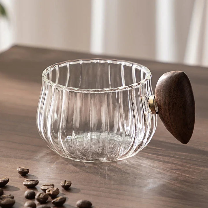 Stylish Sierra borosilicate glass mug, excellent kitchenware for everyday use or as a gift idea.