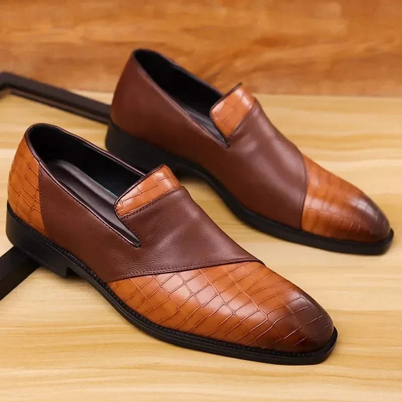 Men's classic slip-on loafers, perfect for everyday comfort & business casual style.