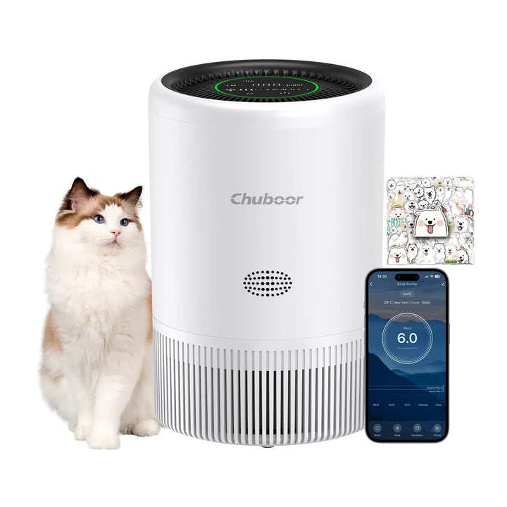 IntelliBreathe Smart Air Purifier with HEPA filter for clean air, allergy relief & quiet operation.