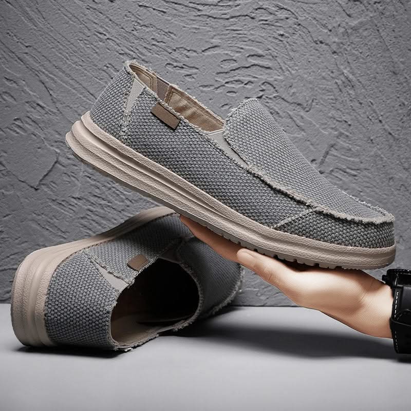 Men's classic dress slip-on loafers, featuring a comfortable design & versatile mariner style footwear.