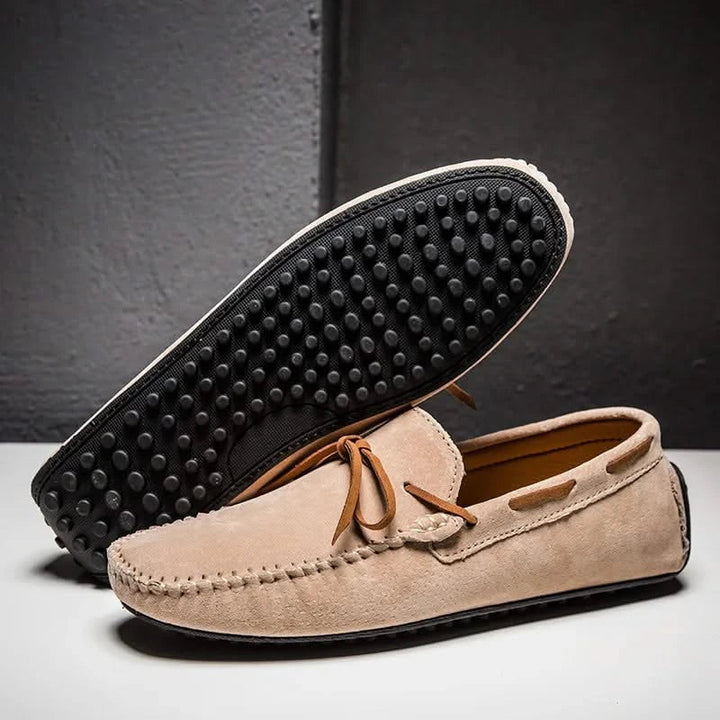 Elegant black Venterra Classic Loafers for men, ideal dress casual footwear & everyday style.