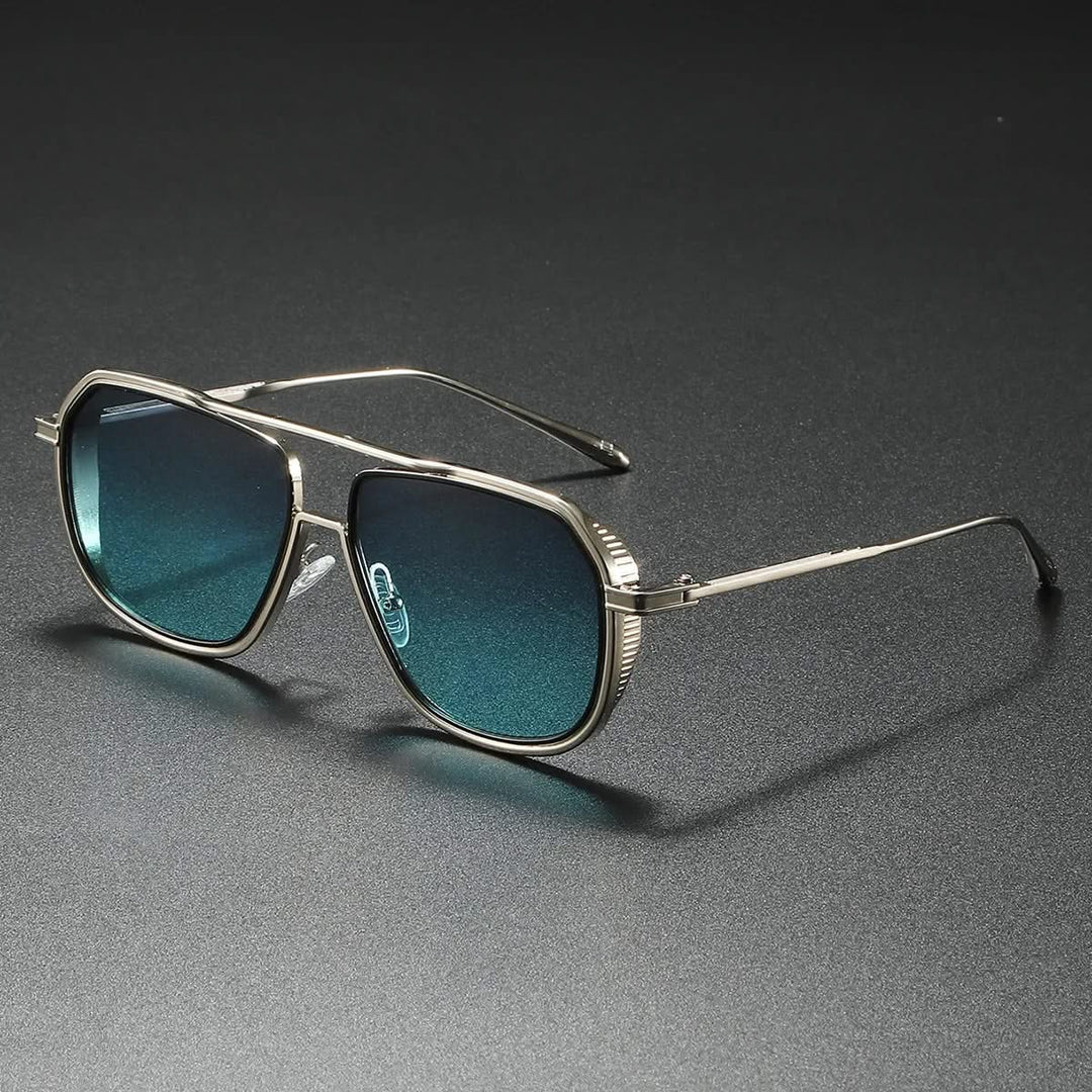Premium Orion unisex aviator sunglasses: classic metal frame, UV & scratch-resistant, anti-glare lenses. Fashion eyewear.