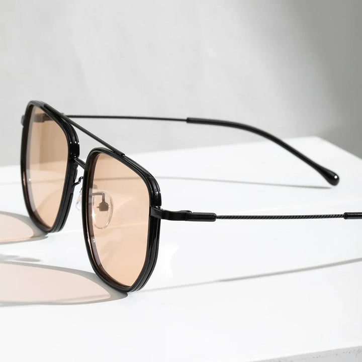 Modern design unisex sunglasses, offering comprehensive UV protection. Essential stylish eyewear for sunny days.