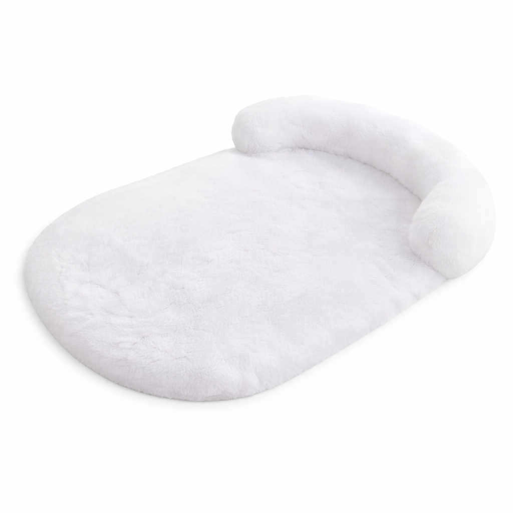 Anti-slip puppy bed, easy clean and washable, ensuring a stable and comfortable sleep for young dogs.