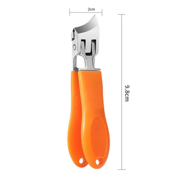 High-quality stainless steel precision nail clipper. A hygienic grooming tool for thick, ingrown nails & nail care.