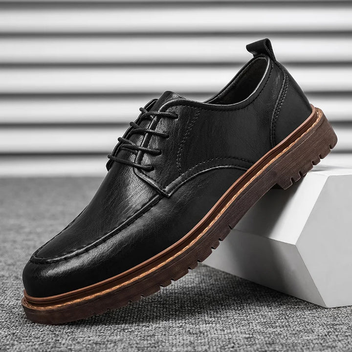 Stylish men's Trenton footwear, offering a timeless blend of dress shoe sophistication and casual everyday comfort.
