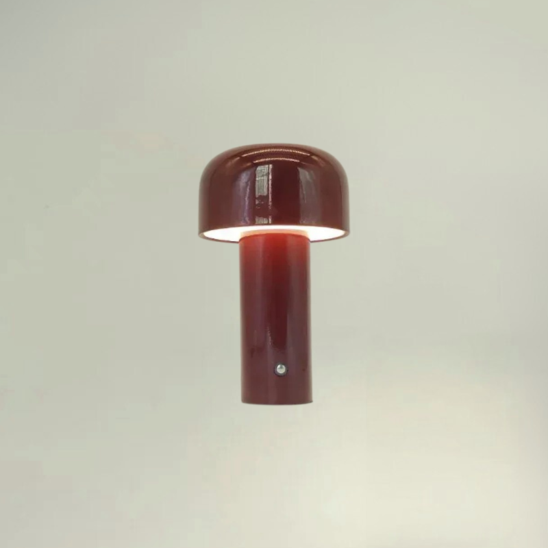 Dimmable touch control LED desk lamp, portable and rechargeable for elegant home lighting.