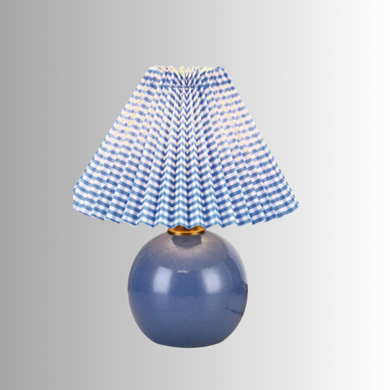 Decorative foldable LED pleated lamp, showcasing its unique texture for modern interior design.