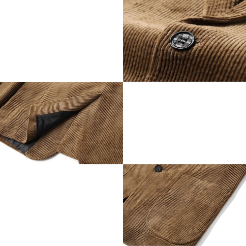 Classic men's tailored blazer, ideal for autumn/winter professional & casual wear.