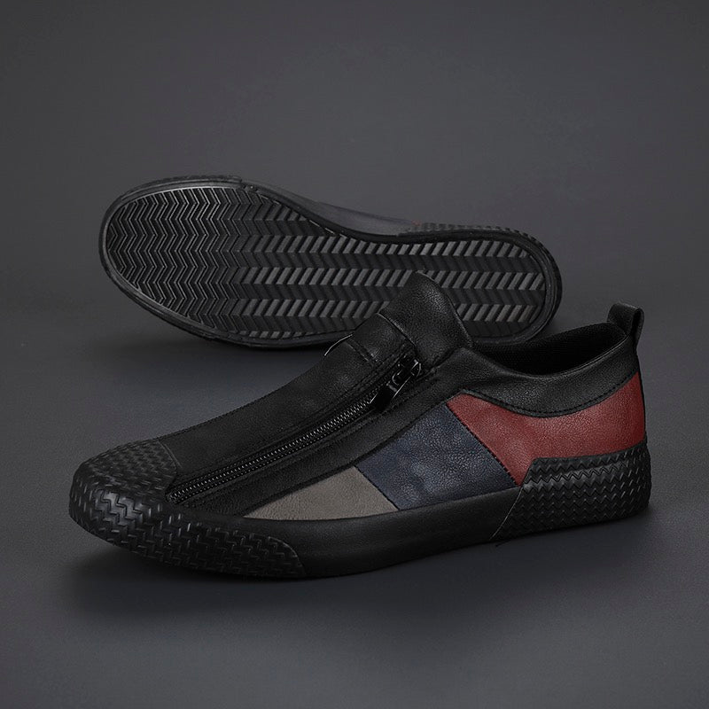 Modern men's fashion sneakers in vibrant color block, perfect for stylish everyday outfits.