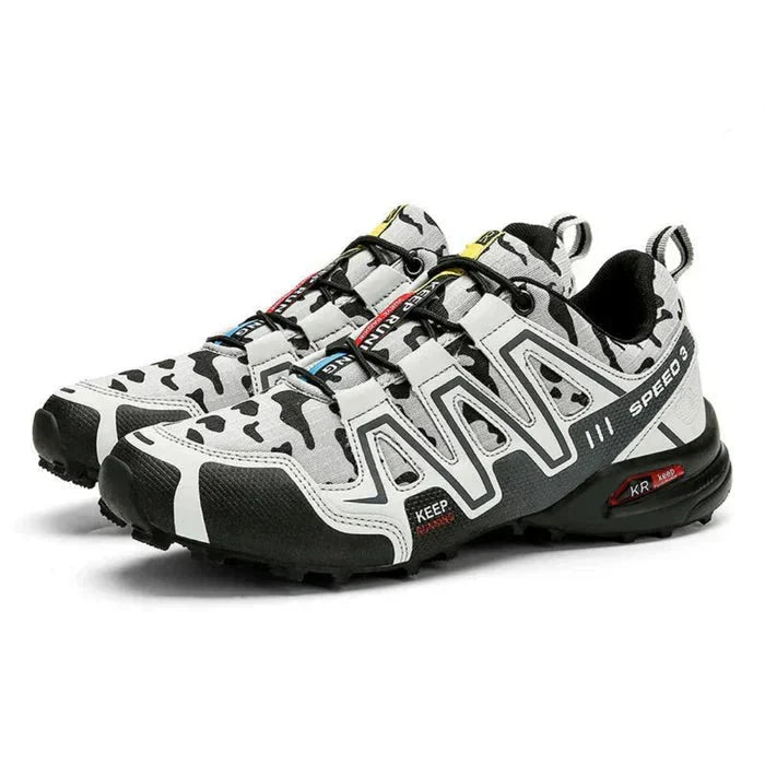 Stylish men's orthopedic sneakers with cushioned sole for superior comfort & foot support.