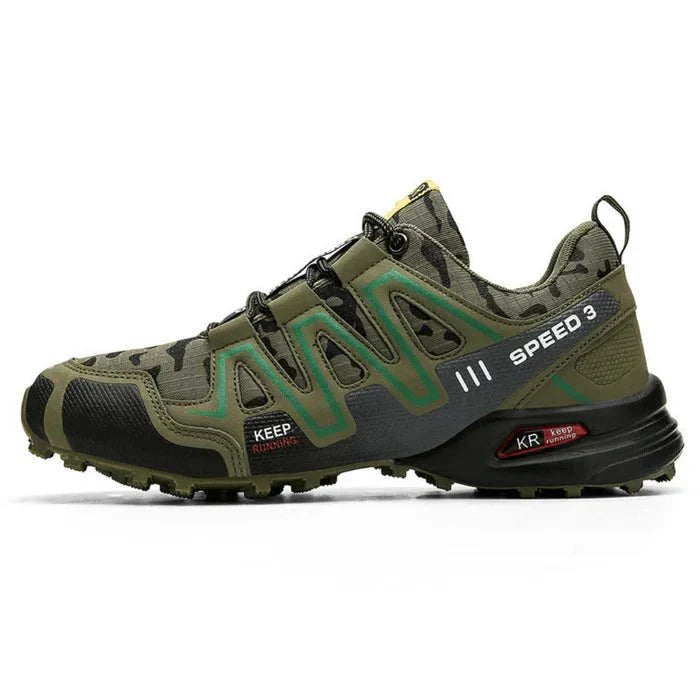 Men's comfort walking shoes: slip-resistant orthopedic sneakers with pain relief design.