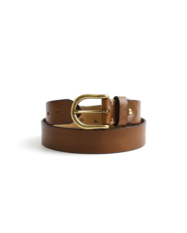 Men's 100% full-grain leather belt. Durable cowhide for classic style & everyday wear.