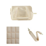 Beige Mat Bag and Belt