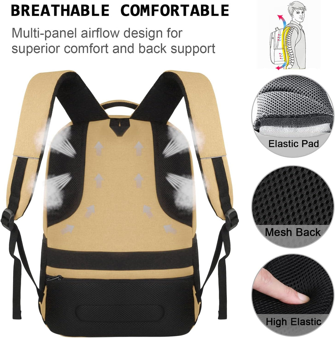 Durable unisex anti-theft travel backpack, great for business or leisure.