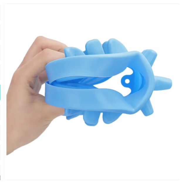 Dog slow feeder bowl showing unique bone-shaped mazes to slow down eating