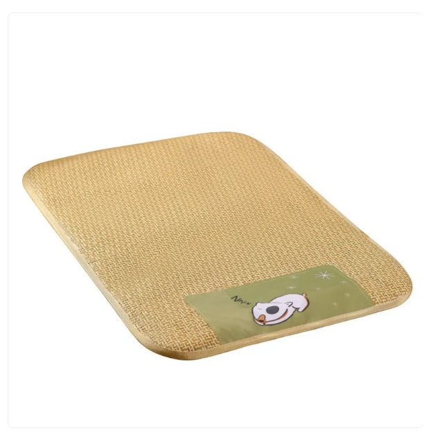 Durable rattan pet mat for cooling, designed for ultimate pet comfort in warm weather