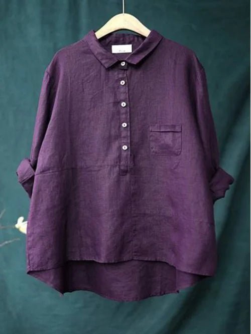 Versatile women's oversized button-down shirt. Perfect for effortless style and comfort.
