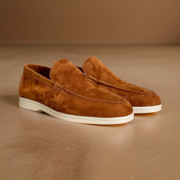 Stylish men's classic slip-on loafers, featuring a timeless design for comfort & versatile wear.