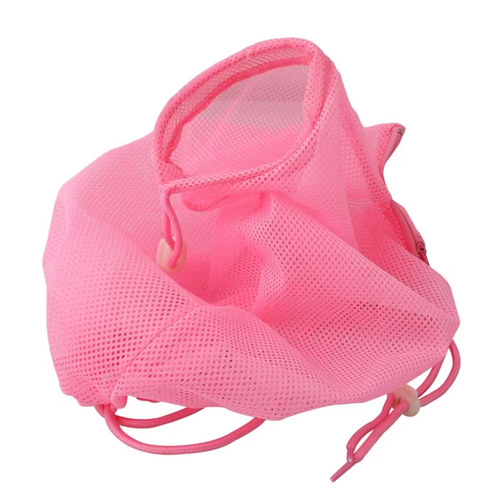 Versatile mesh cat bathing bag, essential for pet grooming and safe nail clipping, cat care