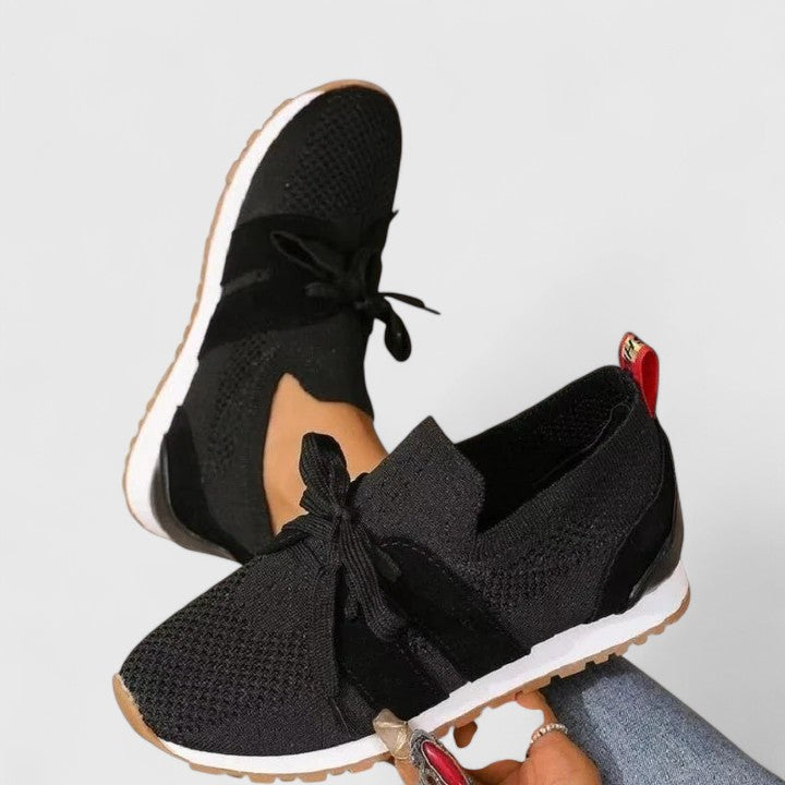 Women's slip-on orthopedic sneakers for all-day comfort, perfect for walking & daily wear.