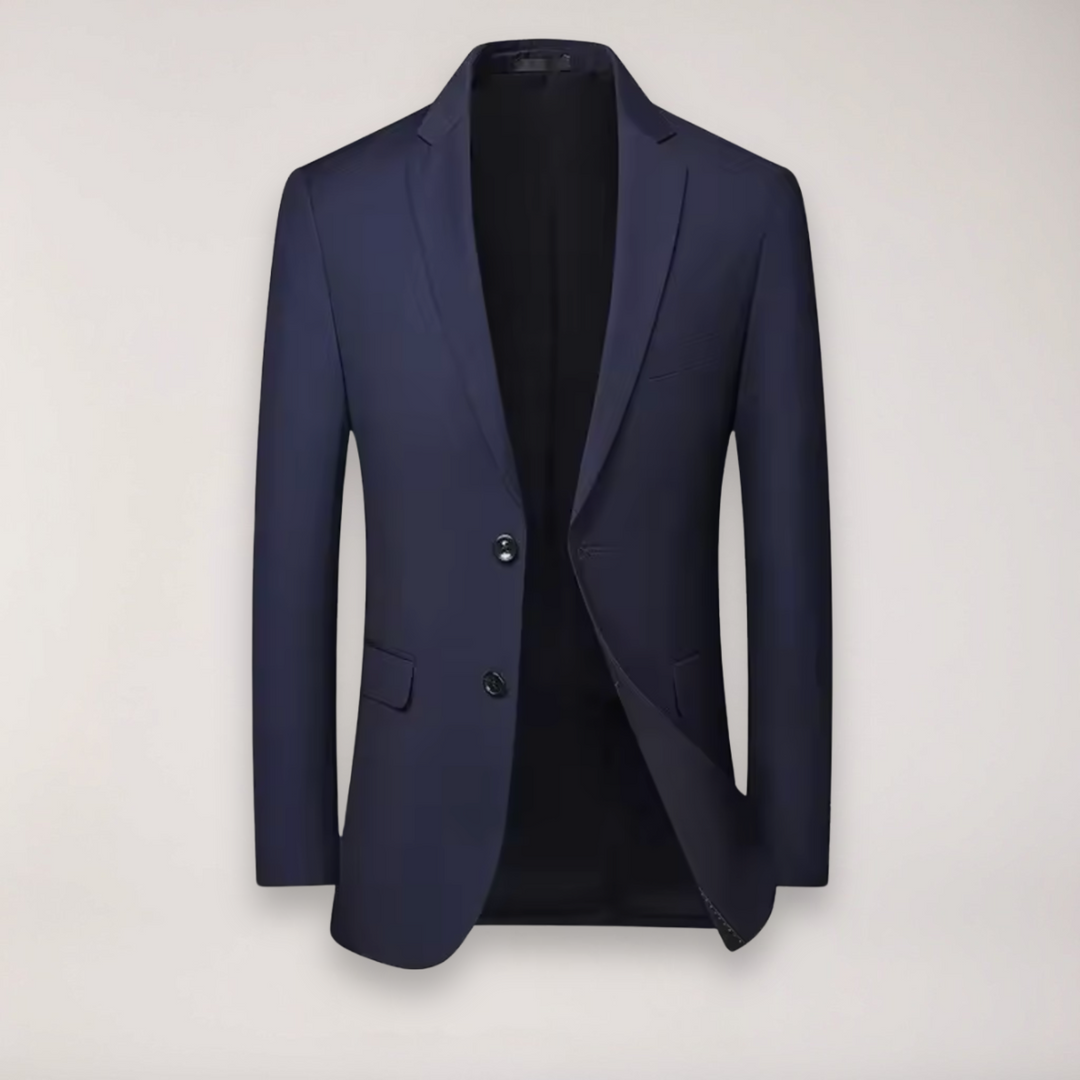 Professional men's formal three-piece suit. Ideal business wear and wedding suit for events.