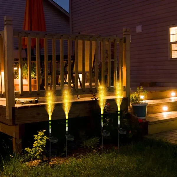 Decorative Outdoor Reed Lights, a stylish addition for durable garden lighting & aesthetic appeal.