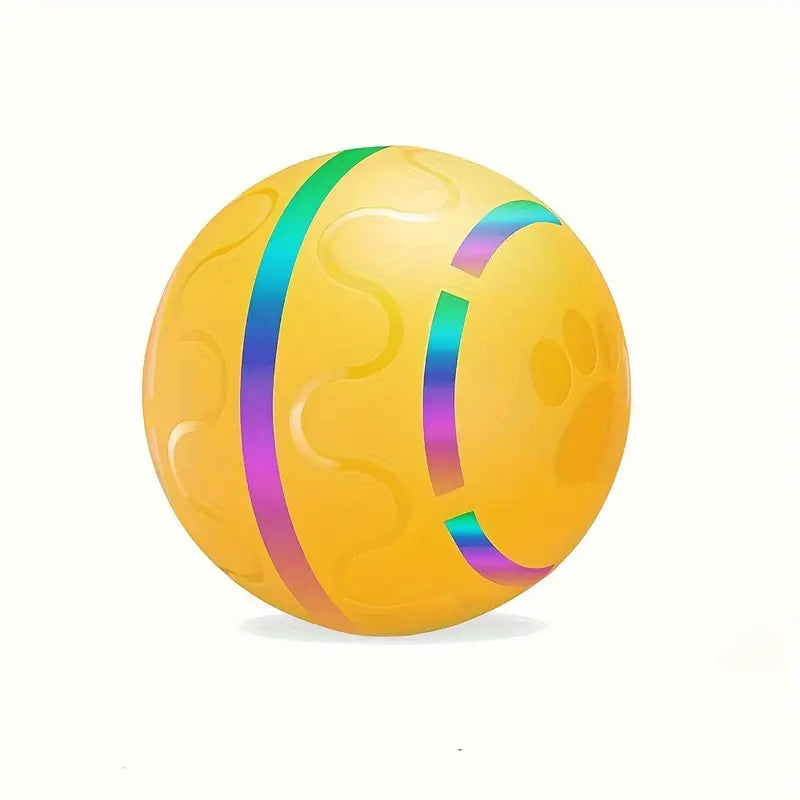 Interactive rolling pet toy ball, promoting active play for dogs and cats