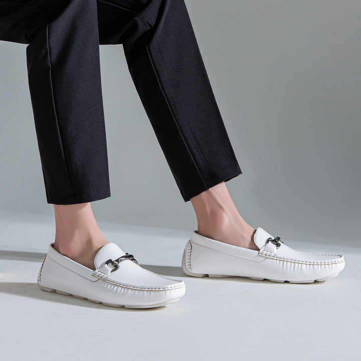 Men's elegant slip-on loafers for effortless professional style. Comfortable and sophisticated formal footwear for men.