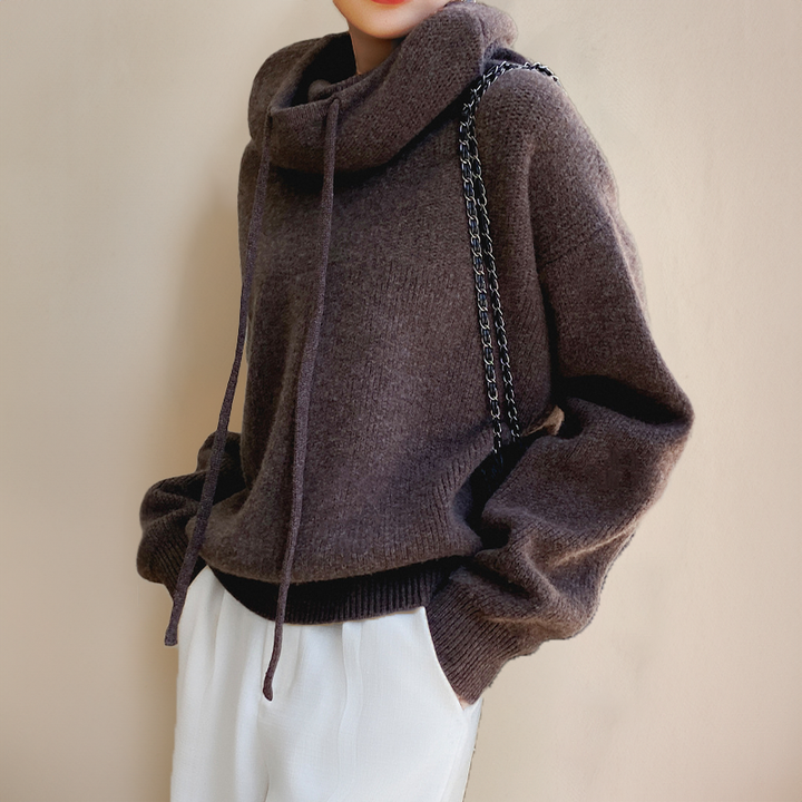 New arrival! Elegant women's turtleneck sweater, long sleeve top. Chic, comfortable, versatile for all seasons.