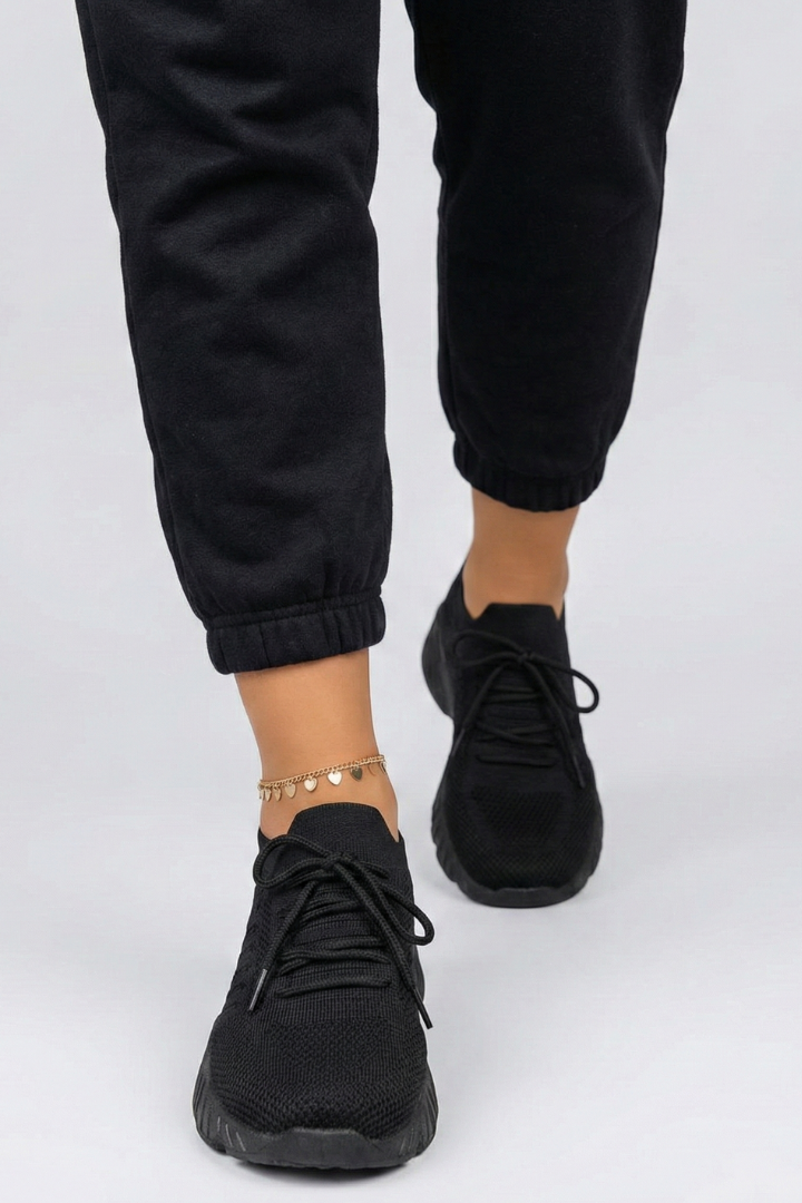Comfortable women's athletic lace-up sneakers for everyday wear, walking, and light sports.