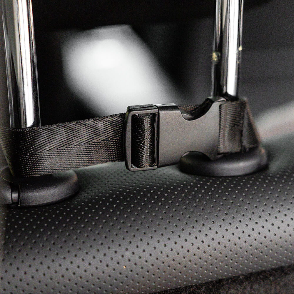 Waterproof dog car seat, back seat bed design for medium dogs, travel safe.