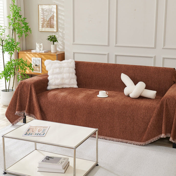 Premium couch protector and furniture cover. Easy to install, durable, and machine washable for ultimate convenience.