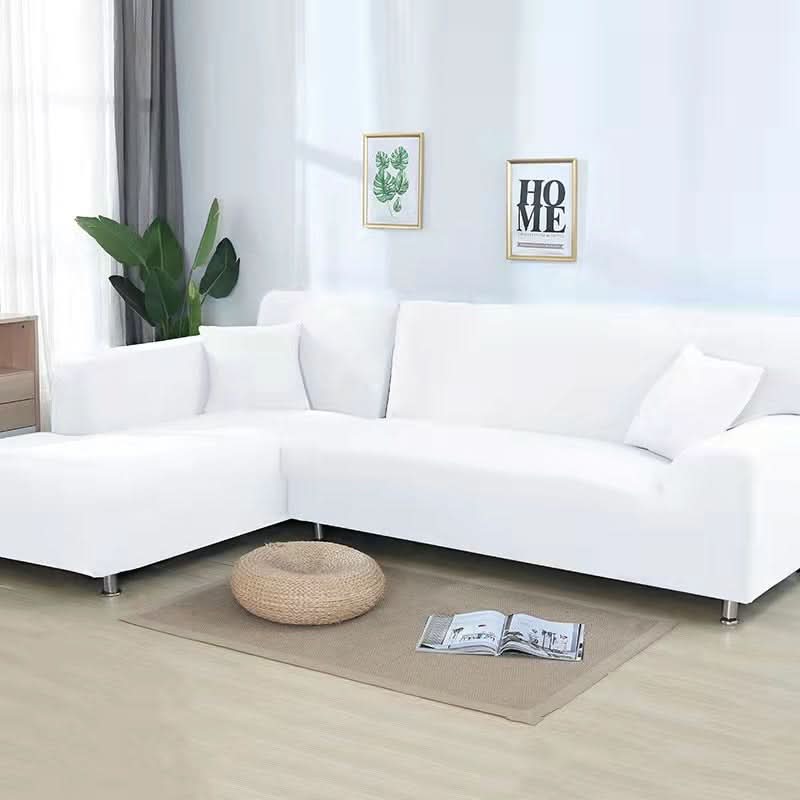 Refresh your living room with a universal stretch sofa cover, modern & easy to clean.
