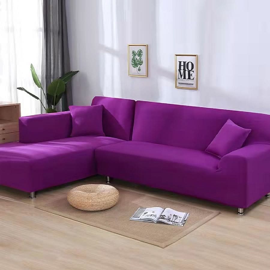 Snug-fit elastic furniture protector, sleek design, ideal for a modern, pet-friendly home.