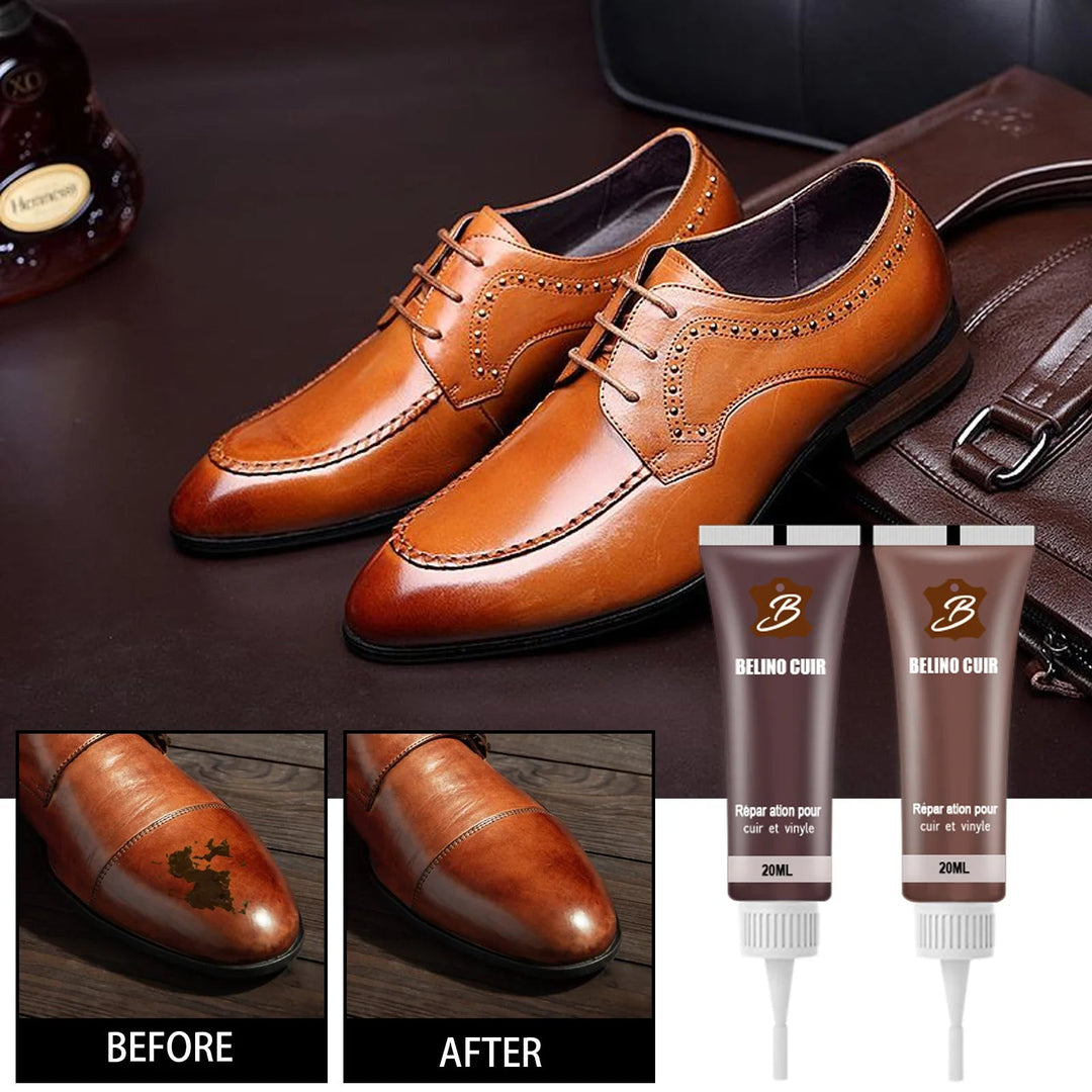Professional leather repair gel, a complete solution for fixing leather seats & upholstery.