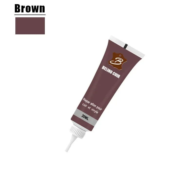 Premium leather care gel, ideal for DIY repair of scratches and cracks on all leather types.