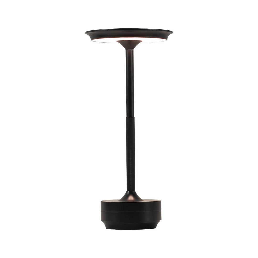 Modern portable LED lamp for desk or bedside, featuring touch dimming & color selection.