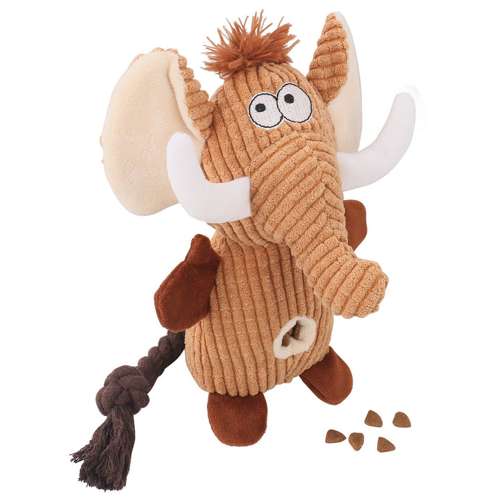 Teeth cleaning animal plush dog toy, aggressive chewer approved pet supplies